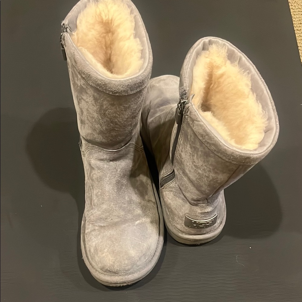 UGG Women's Gray Shearling Boots